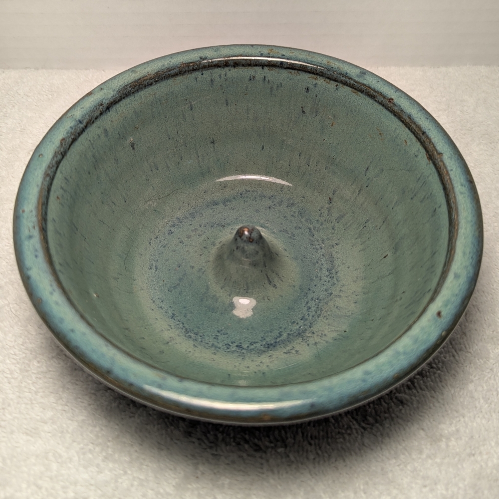 Artist Signed (Frank Stewart?) Apple Baker Hand Thrown Pottery